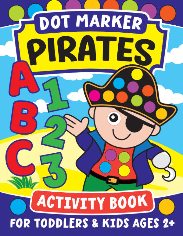pirate dot marker coloring book